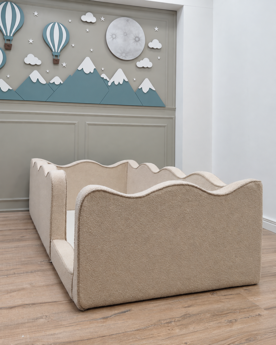 Dallas Upholstered Floor Bed
