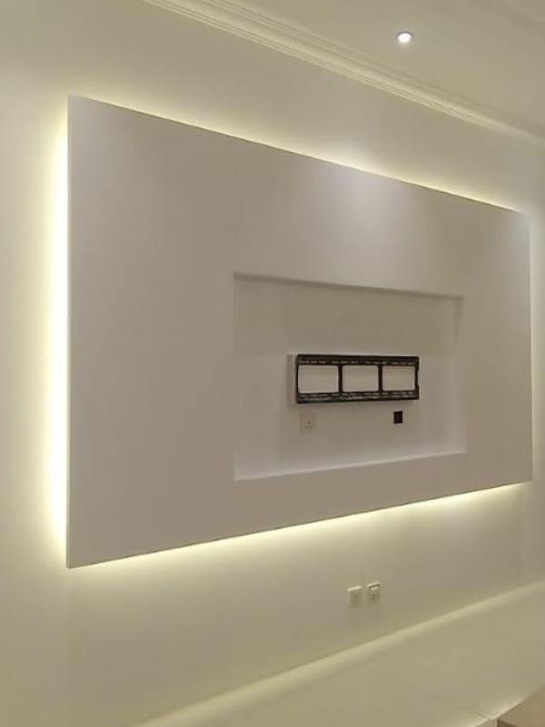 Gypsum TV Wall Unit