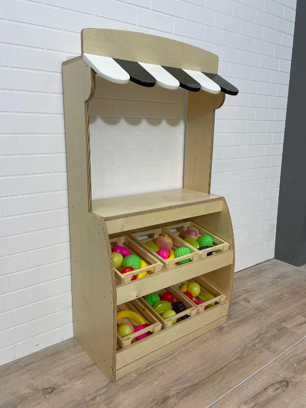 Kids Wooden Market Stand