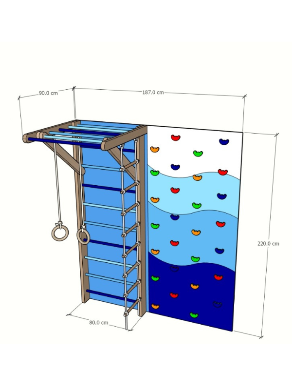 Sophia Indoor Gym with Monkey Bar