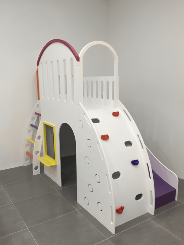 Multi-activity indoor playhouse