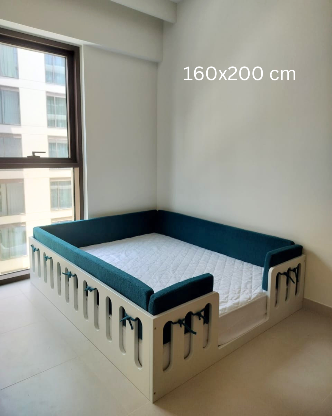 Paris Floor Bed with Bumpers