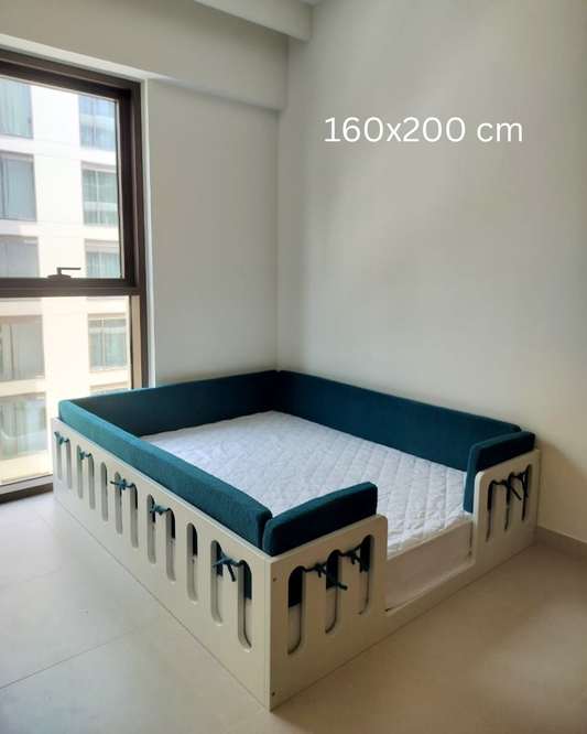 Paris Floor Bed with Bumpers