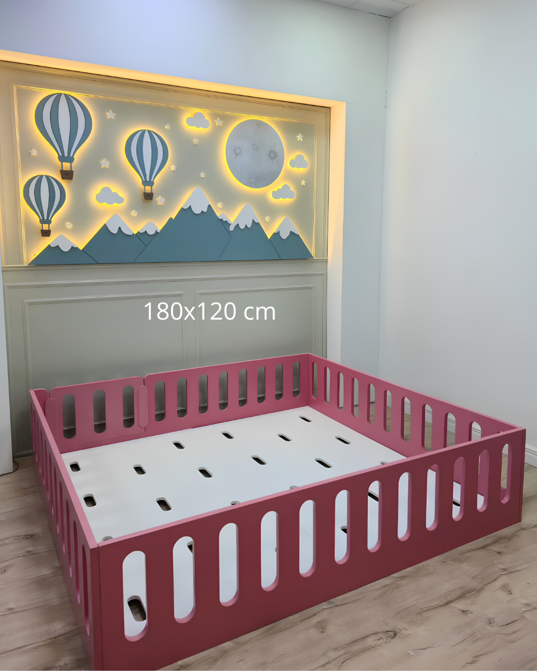 Paris Floor Bed with Bumpers