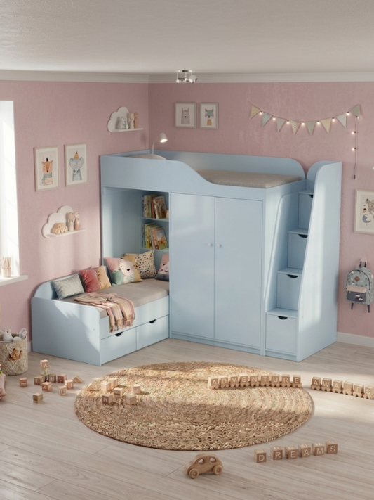 Maryam Bunk Bed with storage