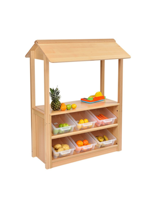 Alice Shop Canopy with Angled Tidy and Trays