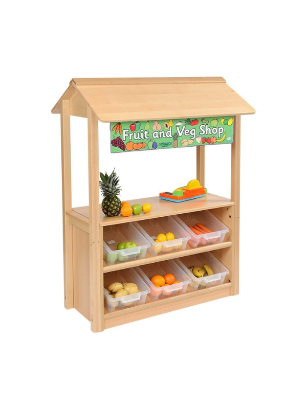 Alice Shop Canopy with Angled Tidy and Trays
