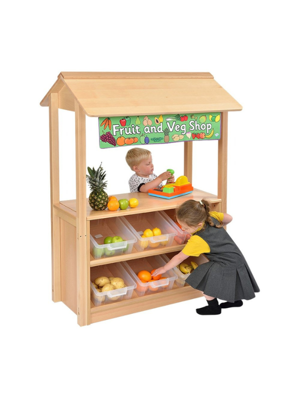 Alice Shop Canopy with Angled Tidy and Trays