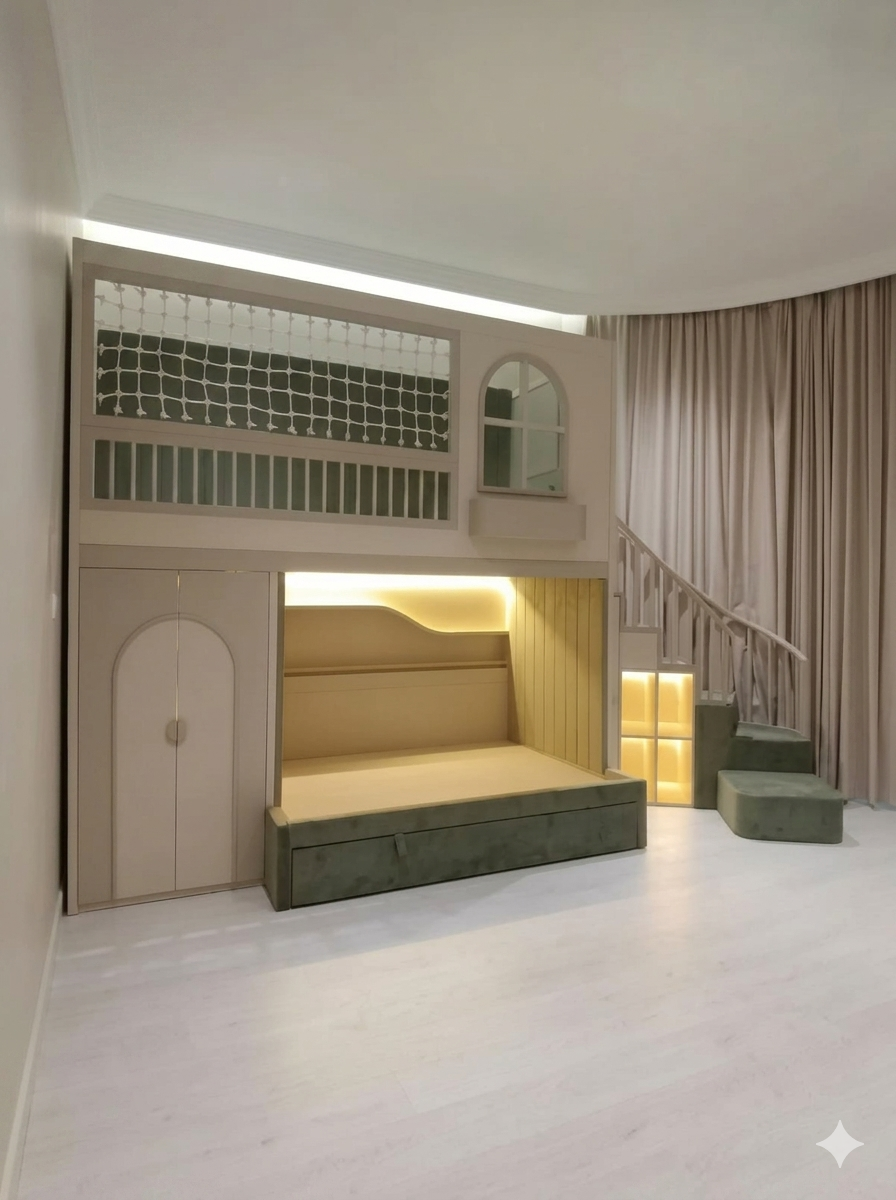 Riyadh Luxe Loft Bed