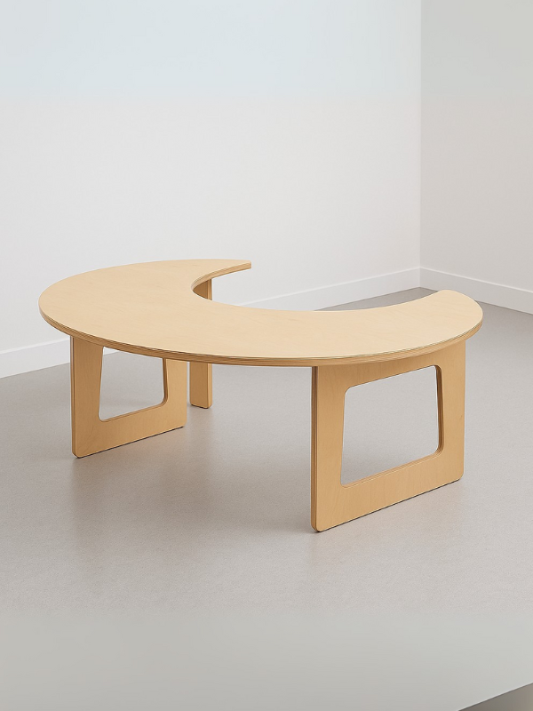 Kids Crescent Moon Group Activity Table