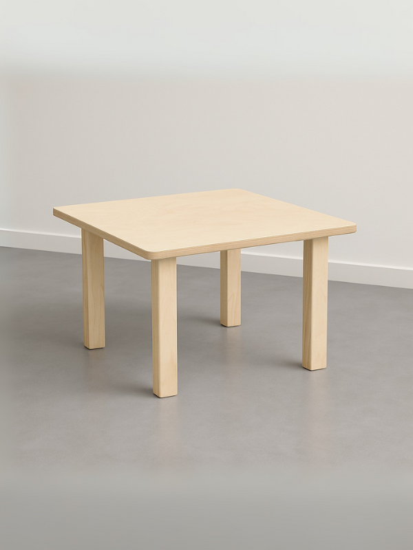 Kids Wooden Square Activity Table