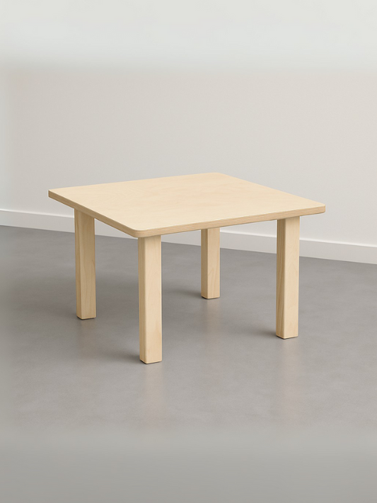Kids Wooden Square Activity Table