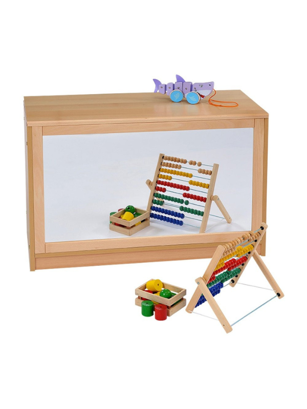 Open Bookcase With Whiteboard