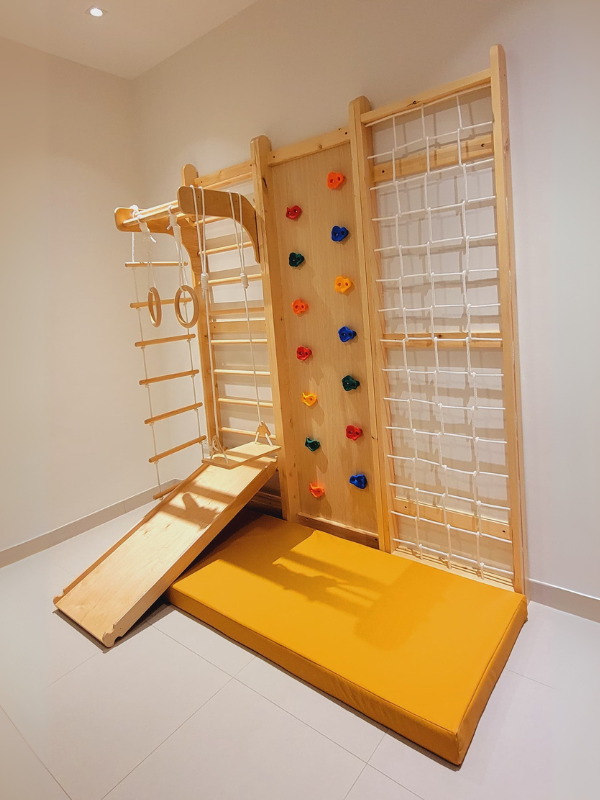 9-in-1 Wooden Kids Indoor Gym