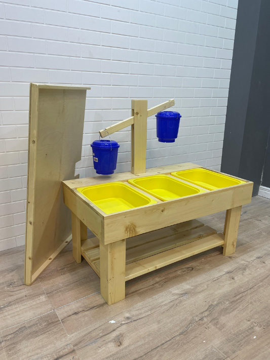 Water/sand Sensory Table with Wooden Lid
