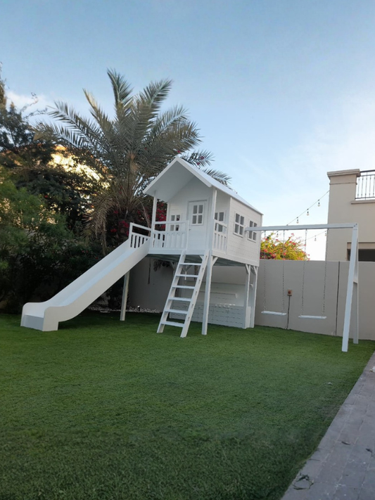 Play Area with built-in Mud Kitchen