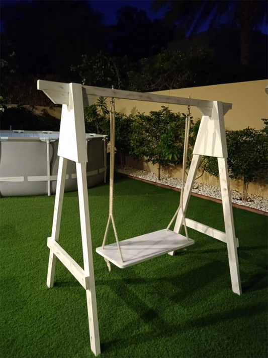 Candy Wooden Swing Set