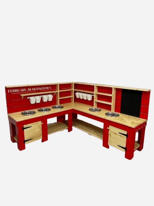 Barcelona L-Shaped Mud Kitchen