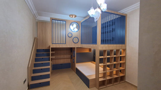 kids loft bed 